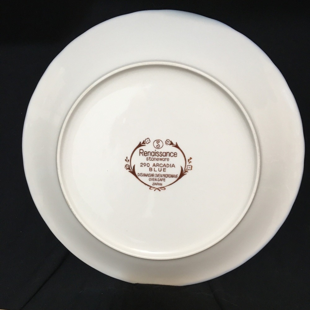 Sango Blue Renaissance Acadia 290 Plate Made In Japan. - Picture 3 of 5
